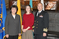 Dr. Yvette Roubideaux, Jennifer Jones, RADM Kevin Meeks